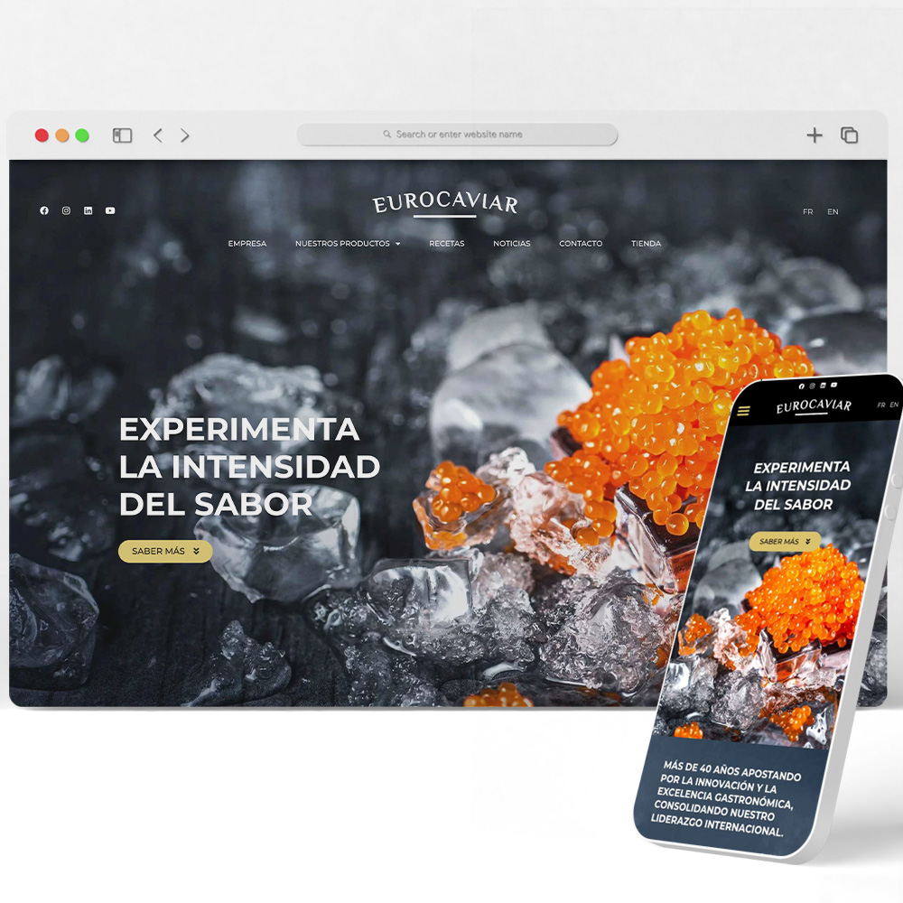 AJA Caso éxito Eurocaviar Diseño UX UI