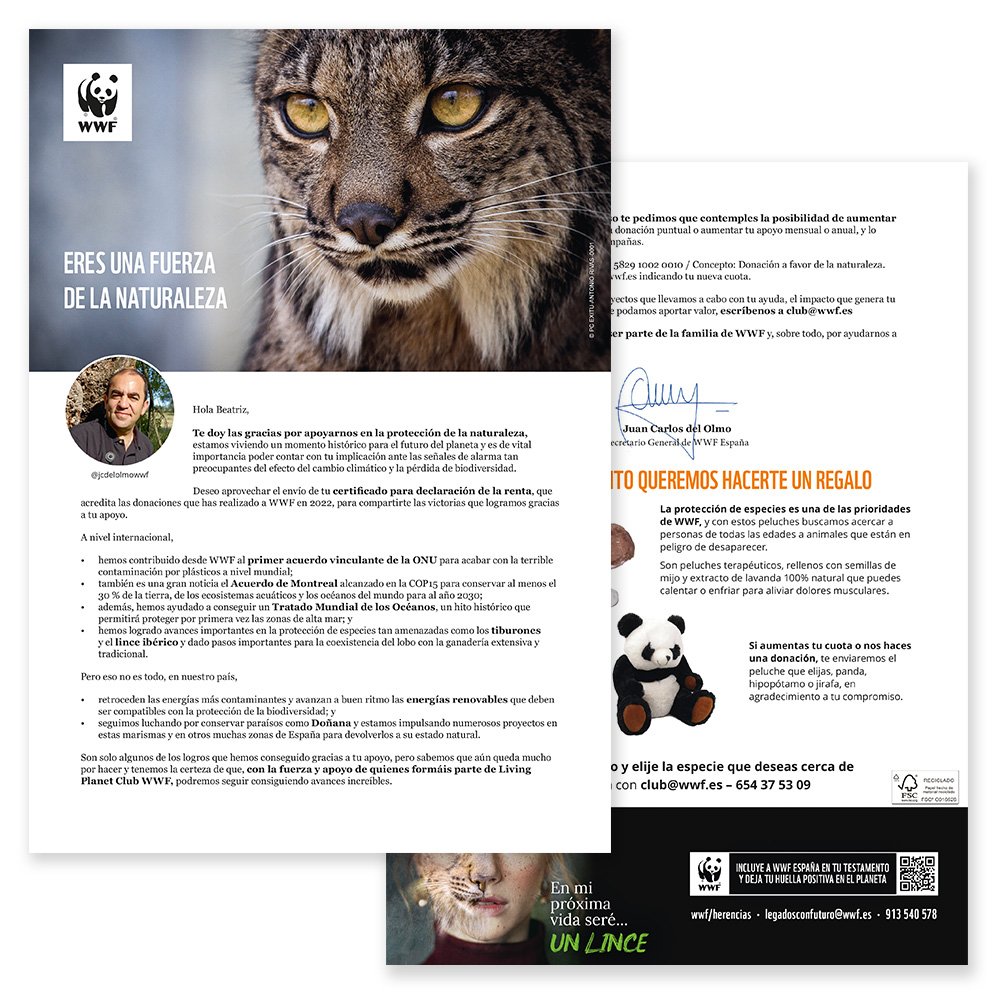 AJA Caso éxito WWF Gestión de BBDD